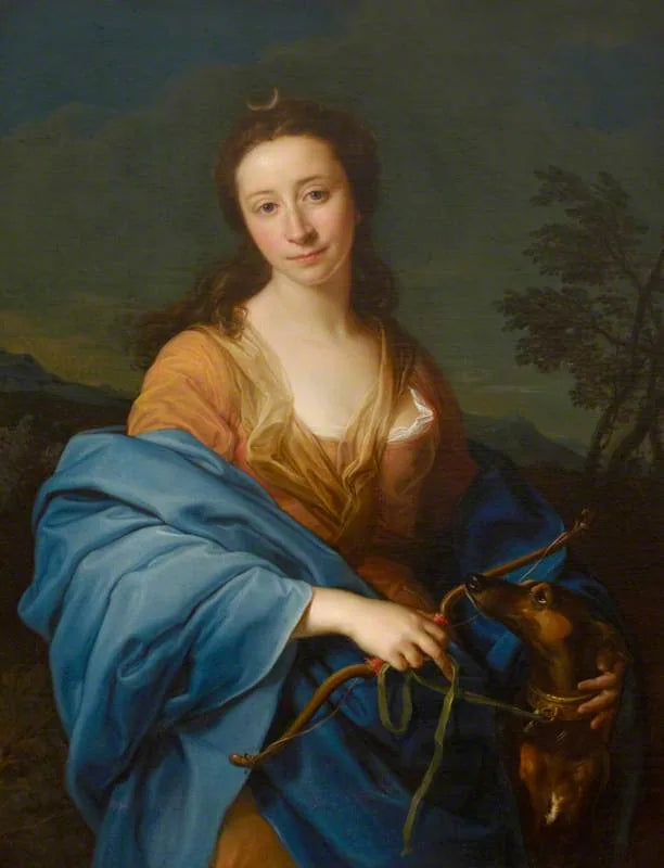سارة ليثيولييه، ليدي فيثيرستونه (1722-1788)، في دور ديانا - بومبيو باتوني