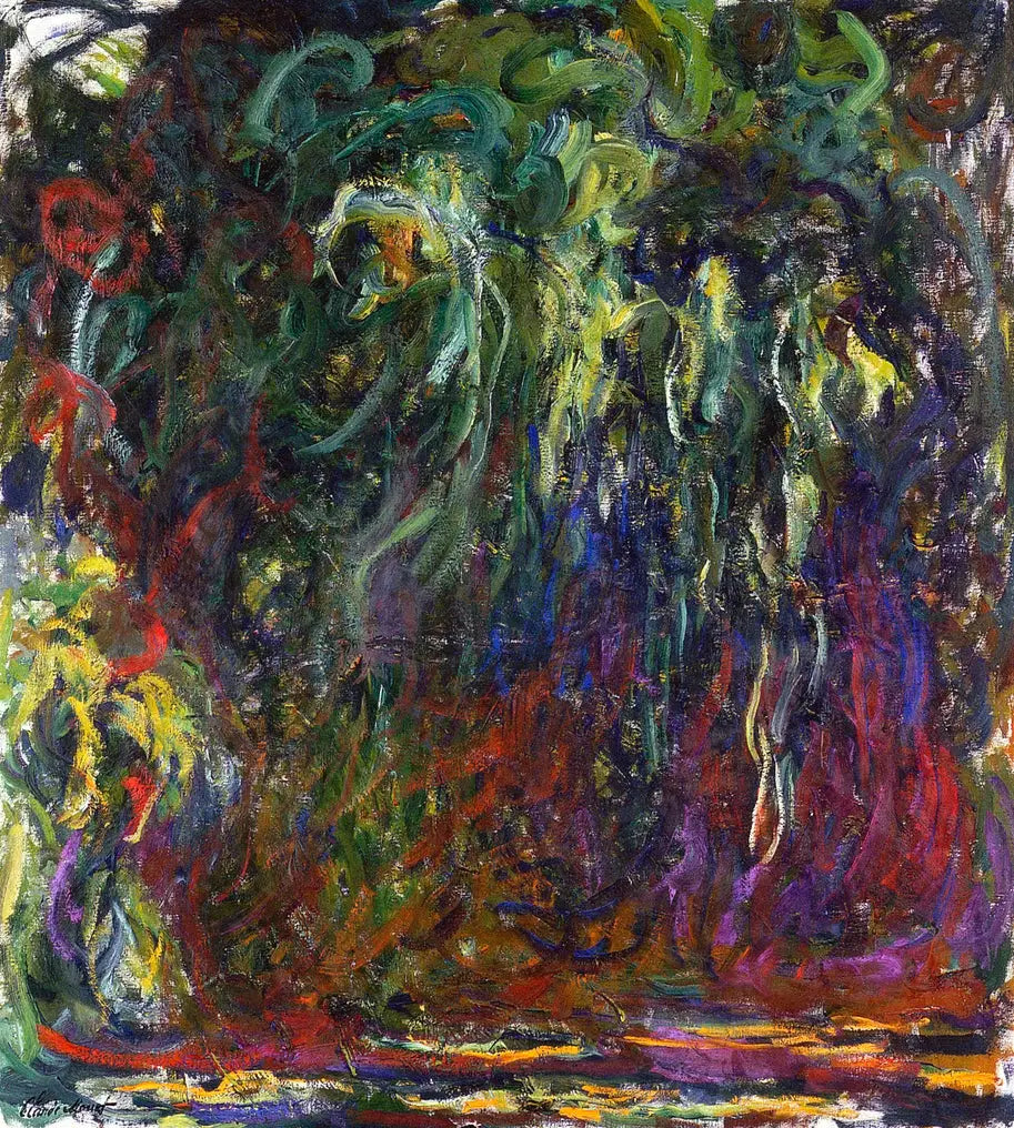 Reproduction du tableau « Saule pleureur - Claude Monet » par Alpha Reproduction en peinture à l’huile