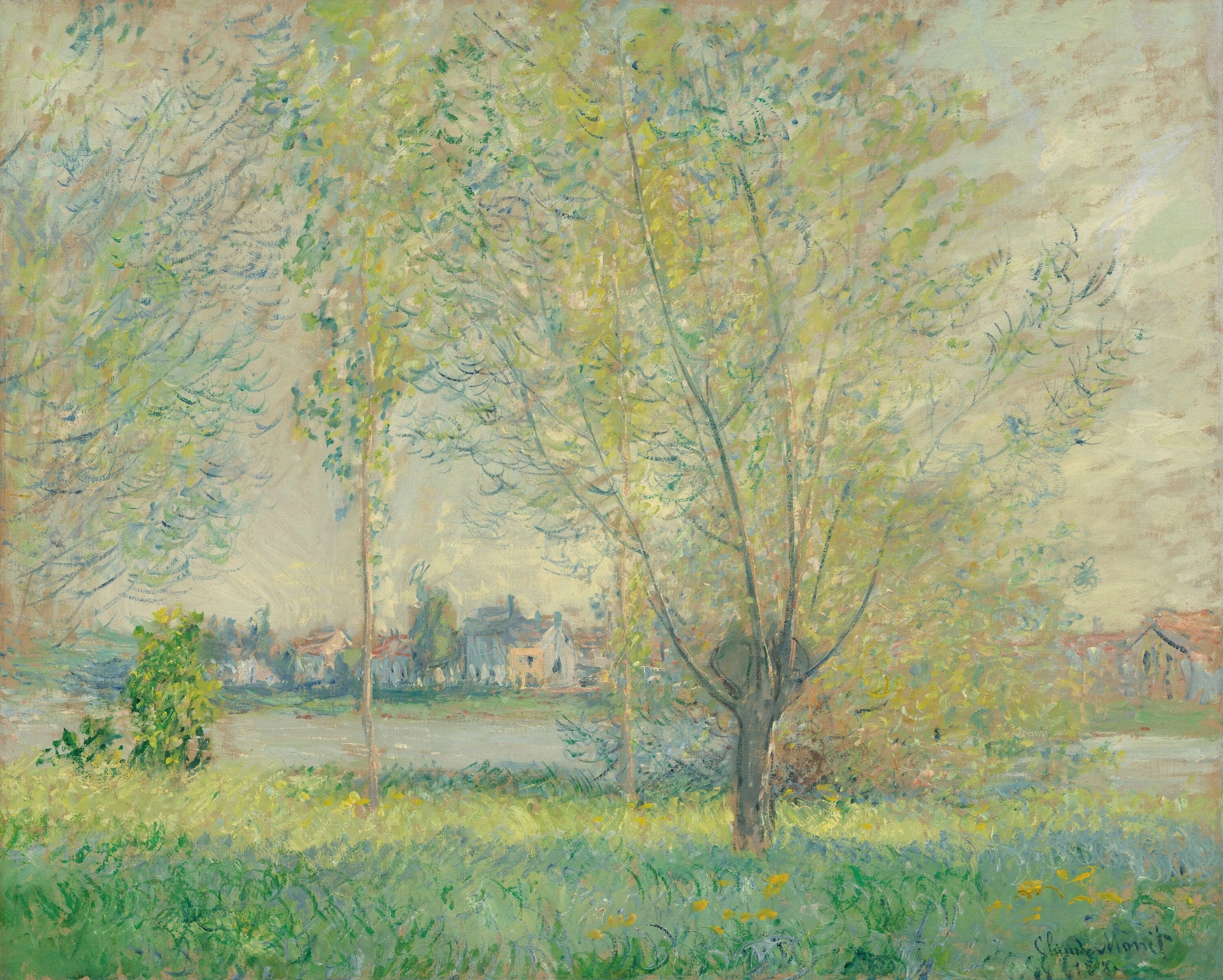 Les Saules W611 par Claude Monet, National Gallery of Art