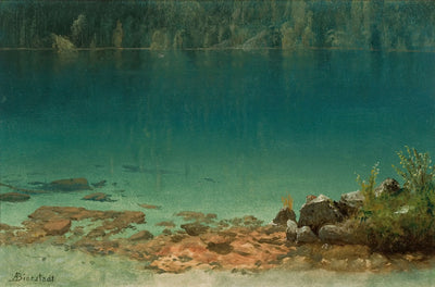 Scène du lac - Albert Bierstadt - Alpha Reproduction
