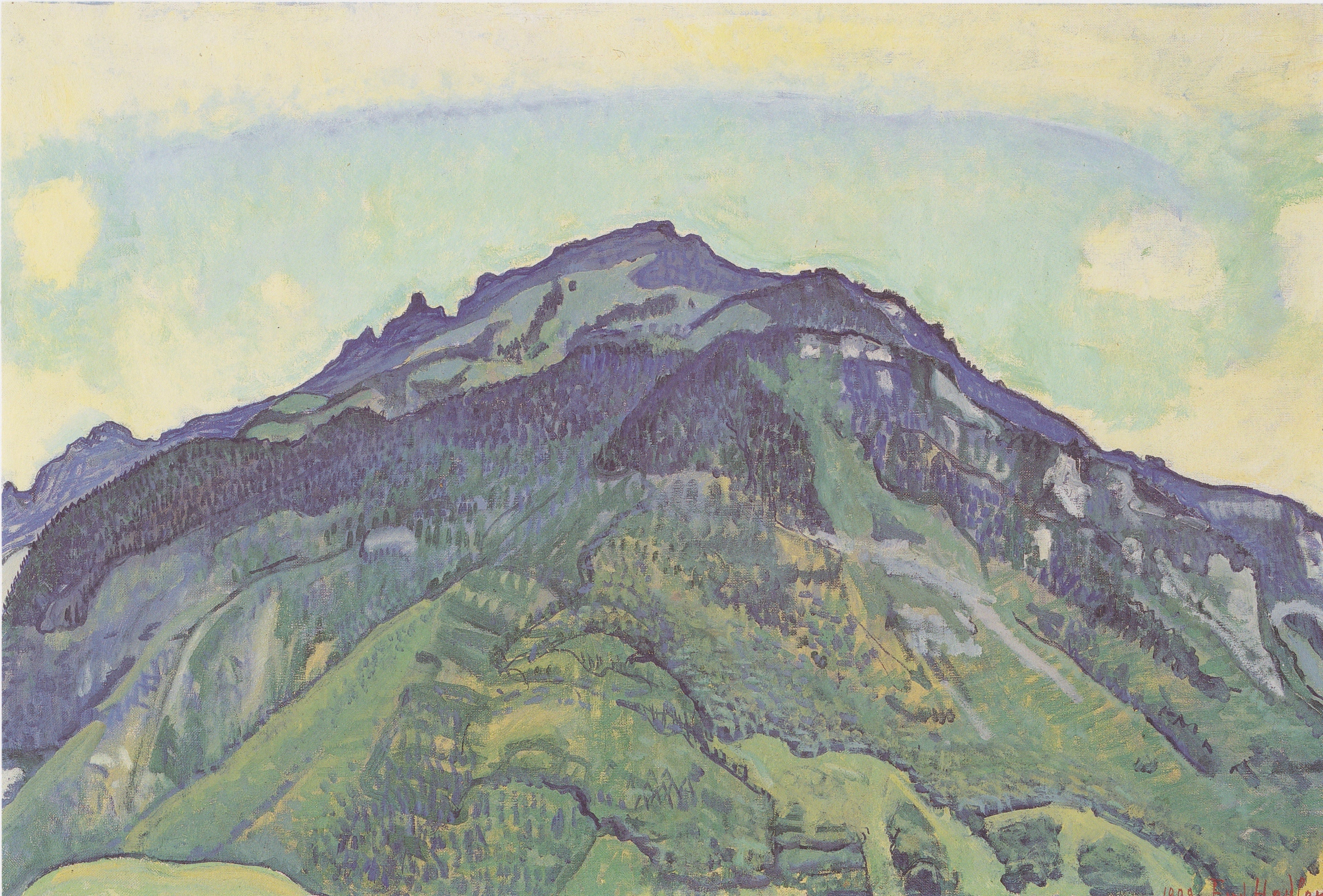 Schynige Platte - Ferdinand Hodler image 1 reproduction artisanale de tableau
