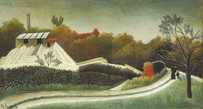 Scierie banlieue parisienne - Henri Rousseau - Alpha Reproduction