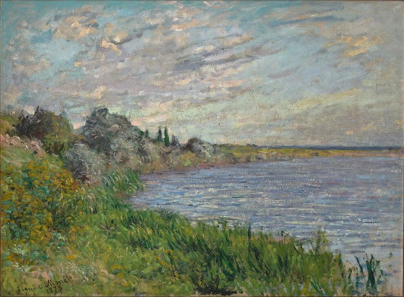 نهر السين بالقرب من Vétheuil W477 - كلود مونيه