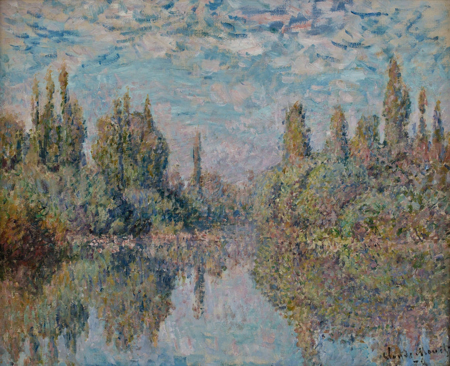 نهر السين في Vétheuil W481 - كلود مونيه