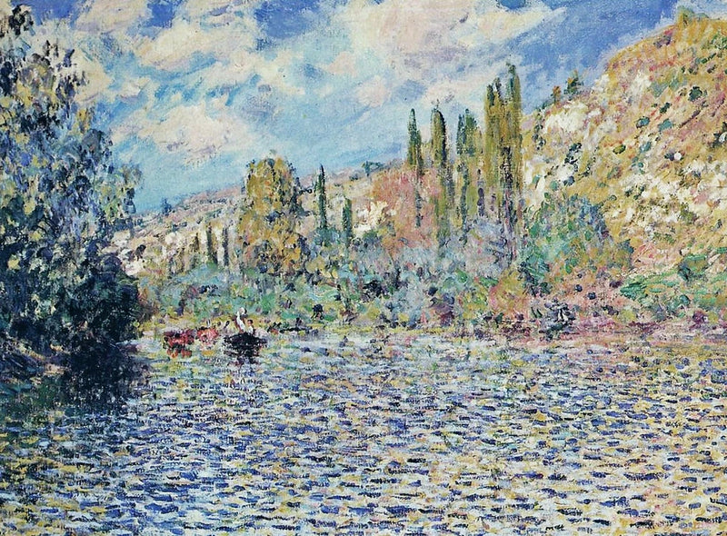 نهر السين في Vétheuil W529 - كلود مونيه