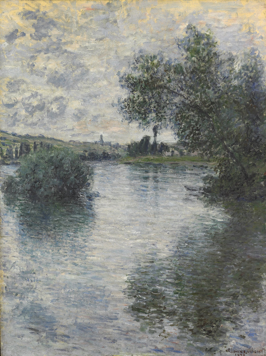 نهر السين في Vétheuil W537 - كلود مونيه