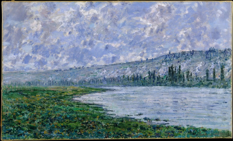 نهر السين في Vétheuil W599 - كلود مونيه