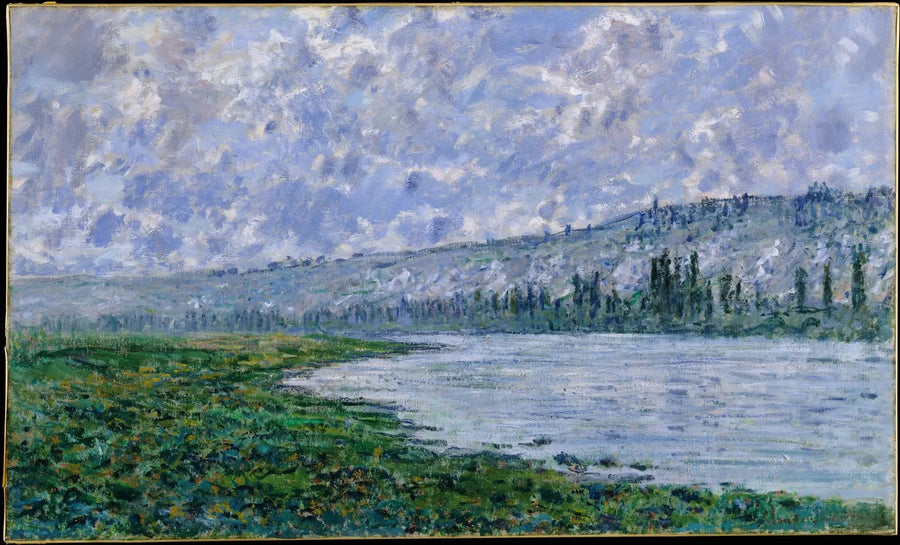 نهر السين في Vétheuil W599 - كلود مونيه