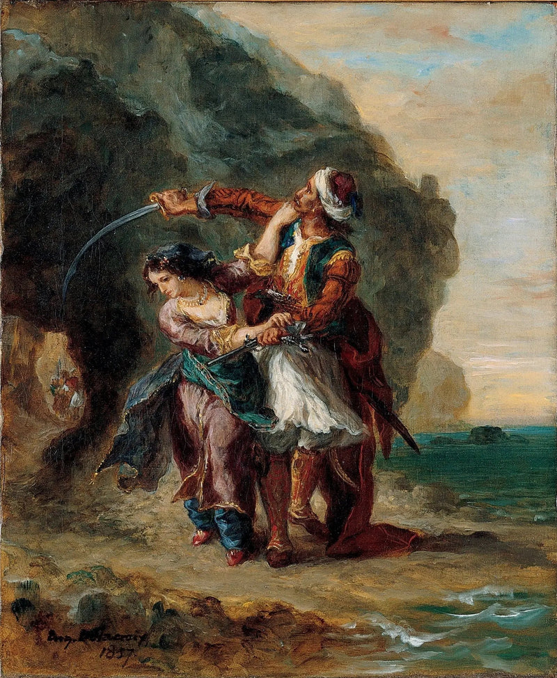 سليم وزوليكا - يوجين ديلاكروا
