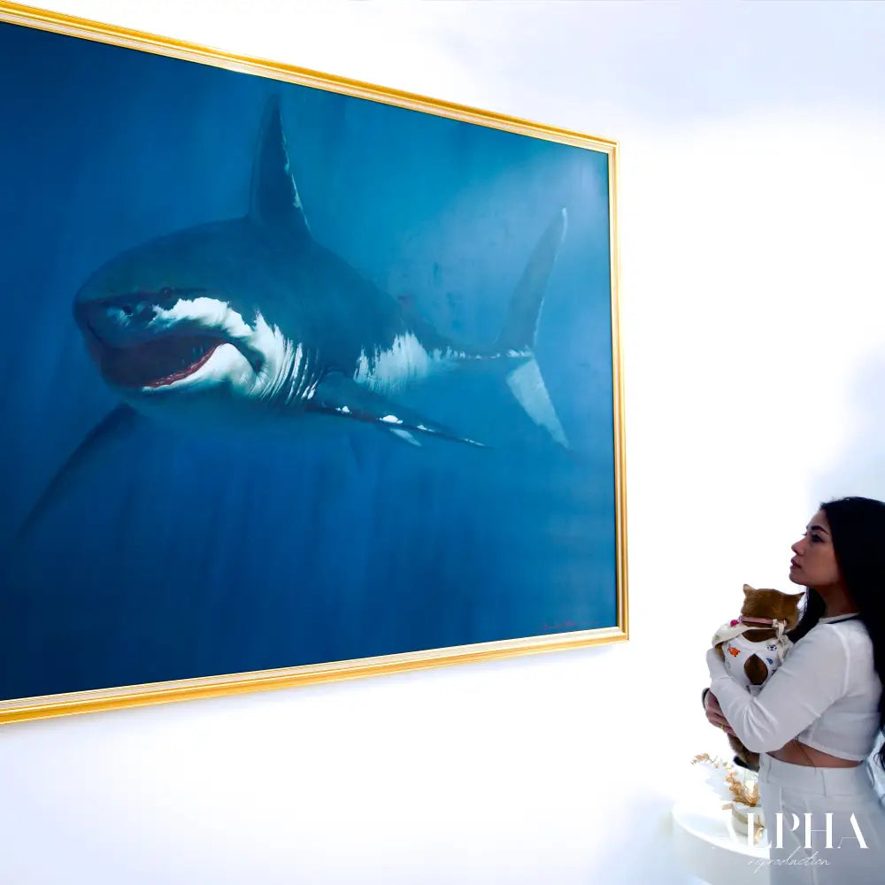 Shark – Somchai | 150 x 200 cm Reproductions de tableaux à la peinture à l’huile