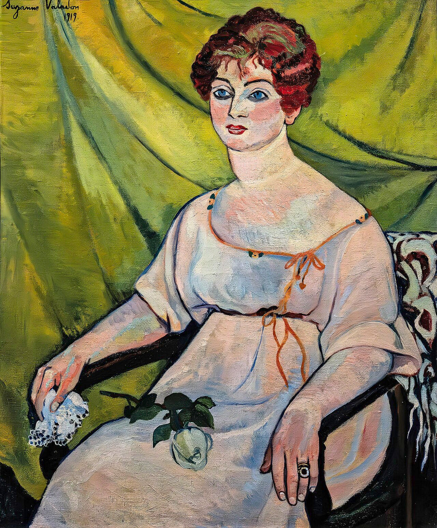 Femme dans un fauteuil. Portrait de Madame G. - Suzanne Valadon
