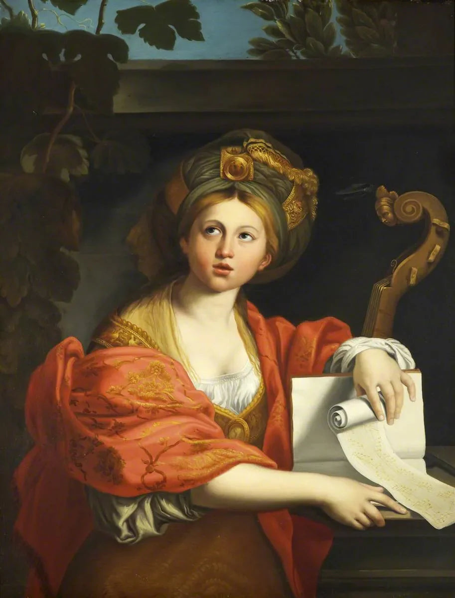Sibilla Cumana (La Sibylle de Cumes) - Domenichino image 1 reproduction de peinture à l’huile
