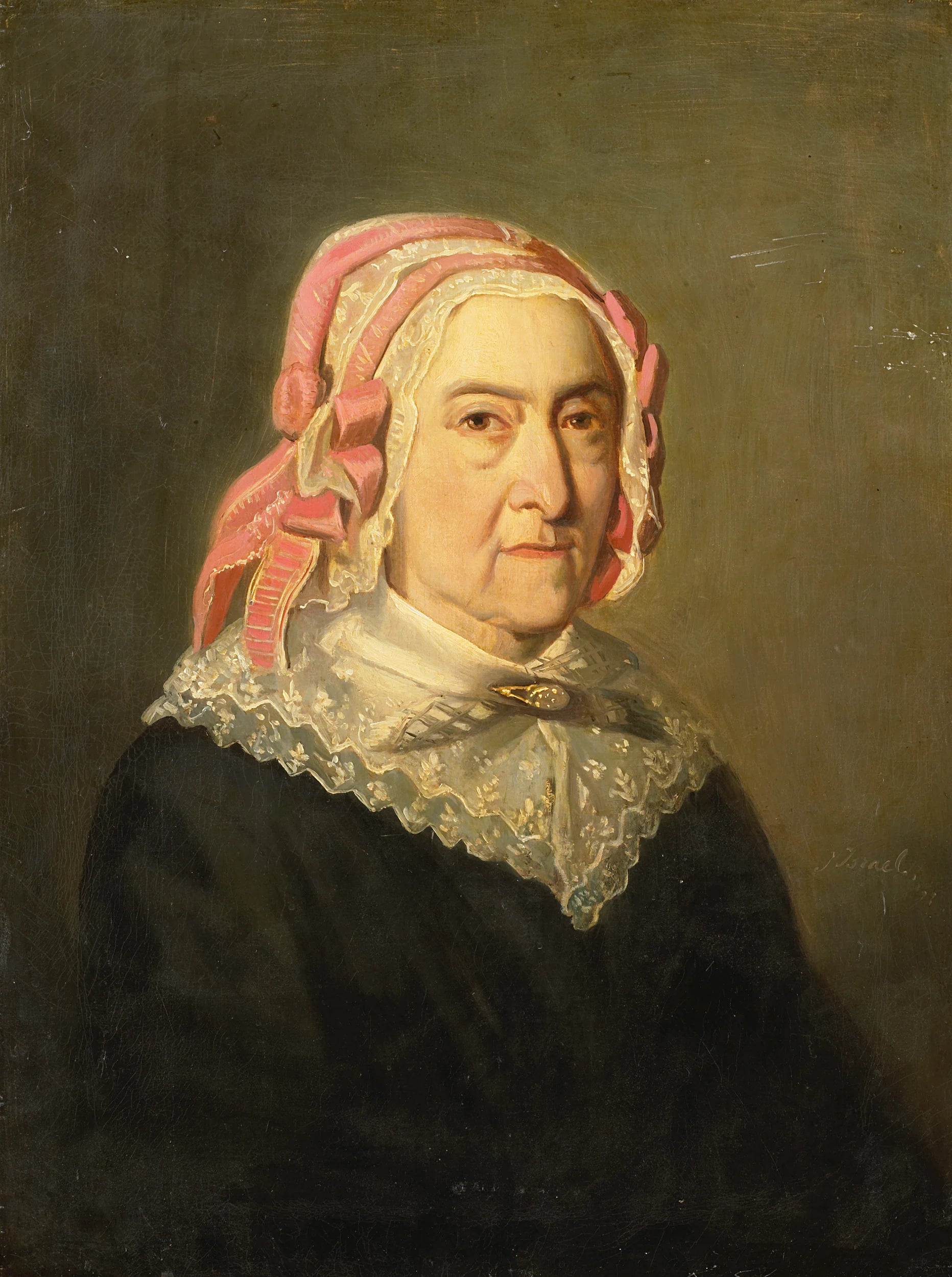 Sientje Nijkerk-Servaas à l'âge de 90 ans, 1857 - Jozef Israëls