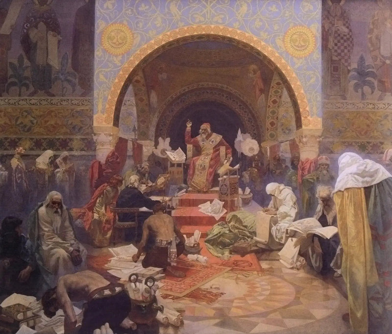 سيميون، قيصر البلغاريين - ألفونس موشا