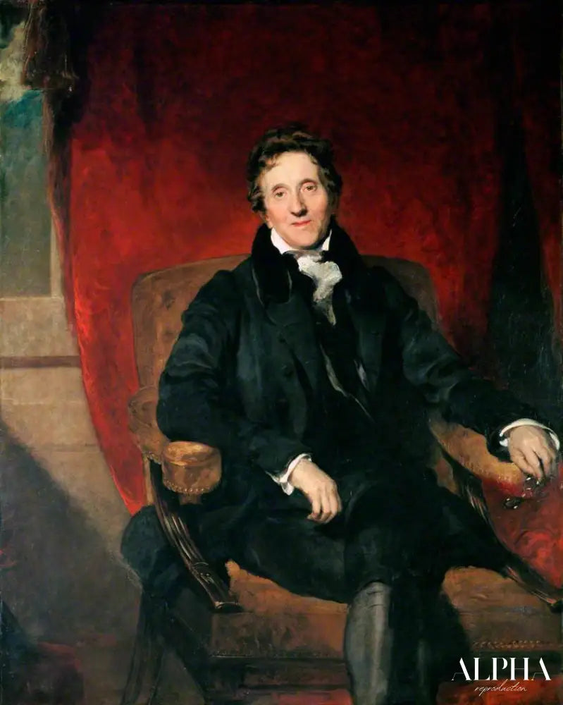 Sir John Soane, âgé de 76 ans - Thomas Lawrence - Reproductions de tableaux et peintures haut de gamme