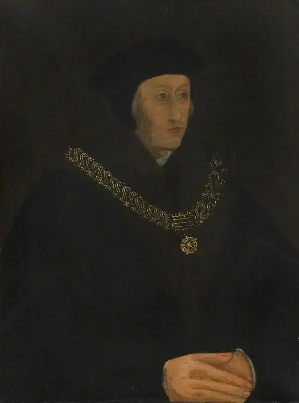 Sir Thomas More (1478–1535), Reformation Martyr, Lord Chancellor (1529–1532) - Hans Holbein le Jeune image 1 copie peinte à la main à l’huile