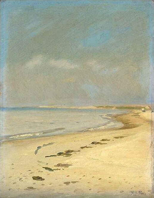 Skagen. (1892) - Michael Peter Ancher image 1 reproduction de peinture à l’huile