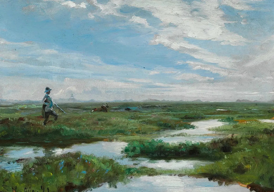 Skagen Heath بالقرب من Brovandene - Peder Severin Krøyer