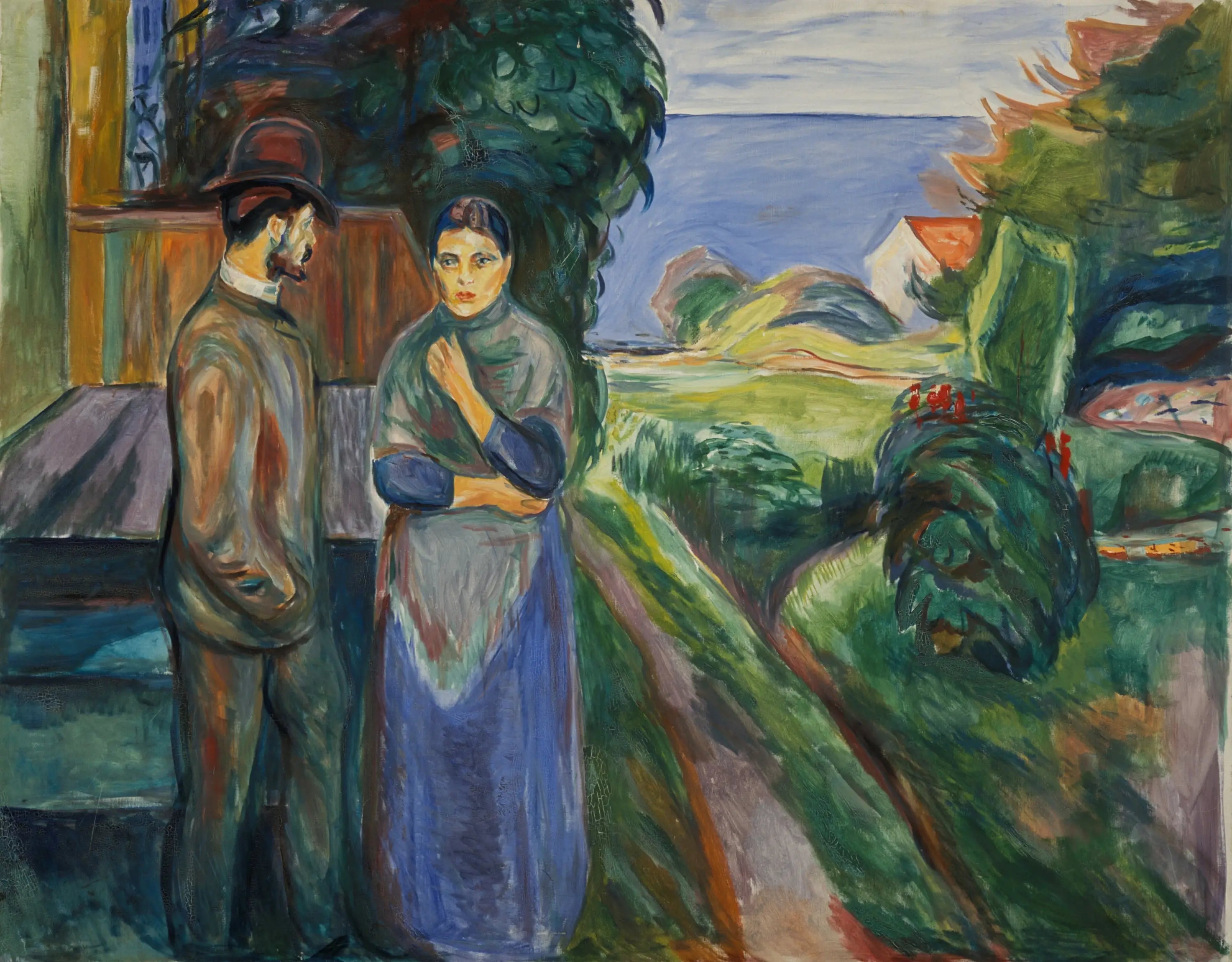 Reproduction du tableau « Soir d'été - Edvard Munch » par Alpha Reproduction en peinture à l’huile