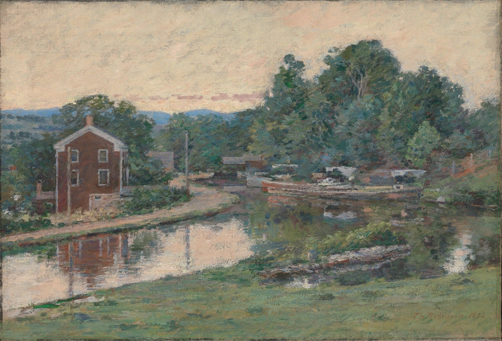 Soirée à l’écluse Napanoch New York - Theodore Robinson - Alpha Reproduction