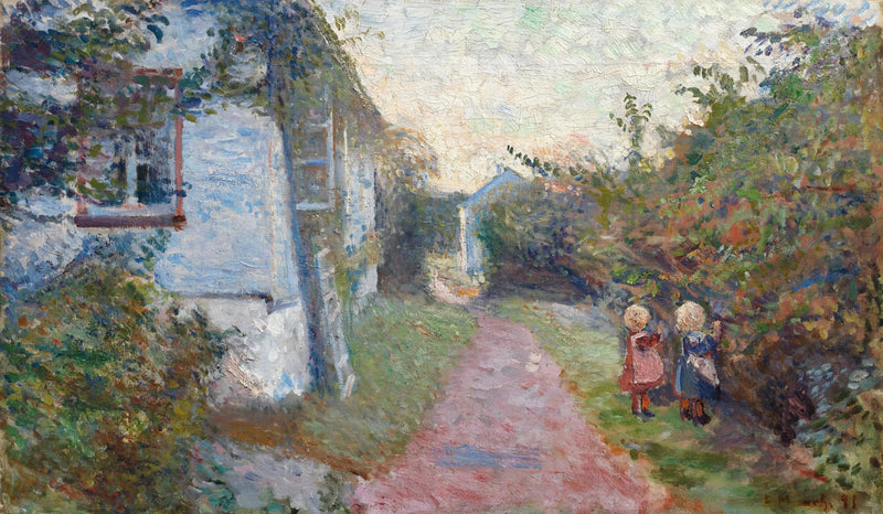 أمسية صيفية في Åsgardstrand - إدفارد مونش