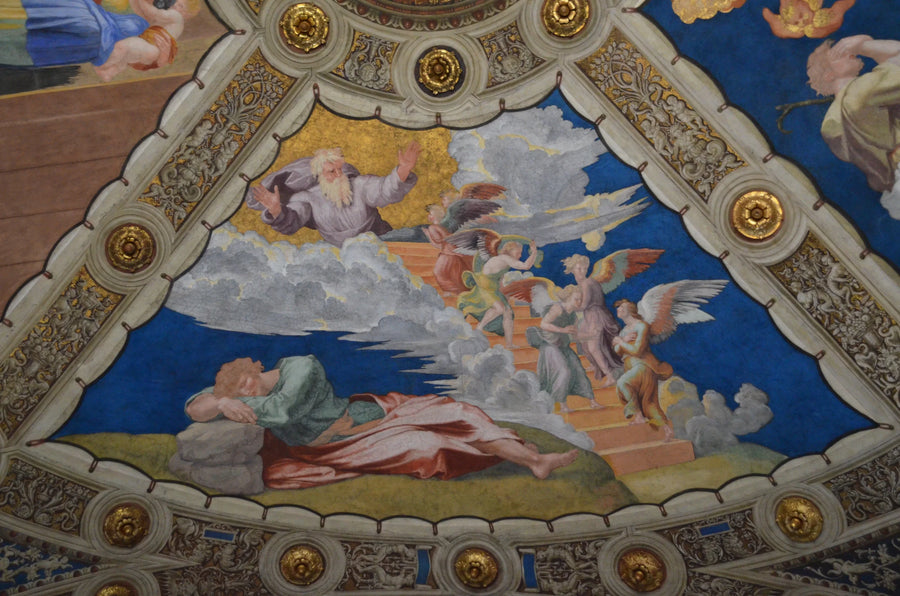 Songe de Jacob, Raphaël, Vatican – reproduction peinture à l’huile sur toile