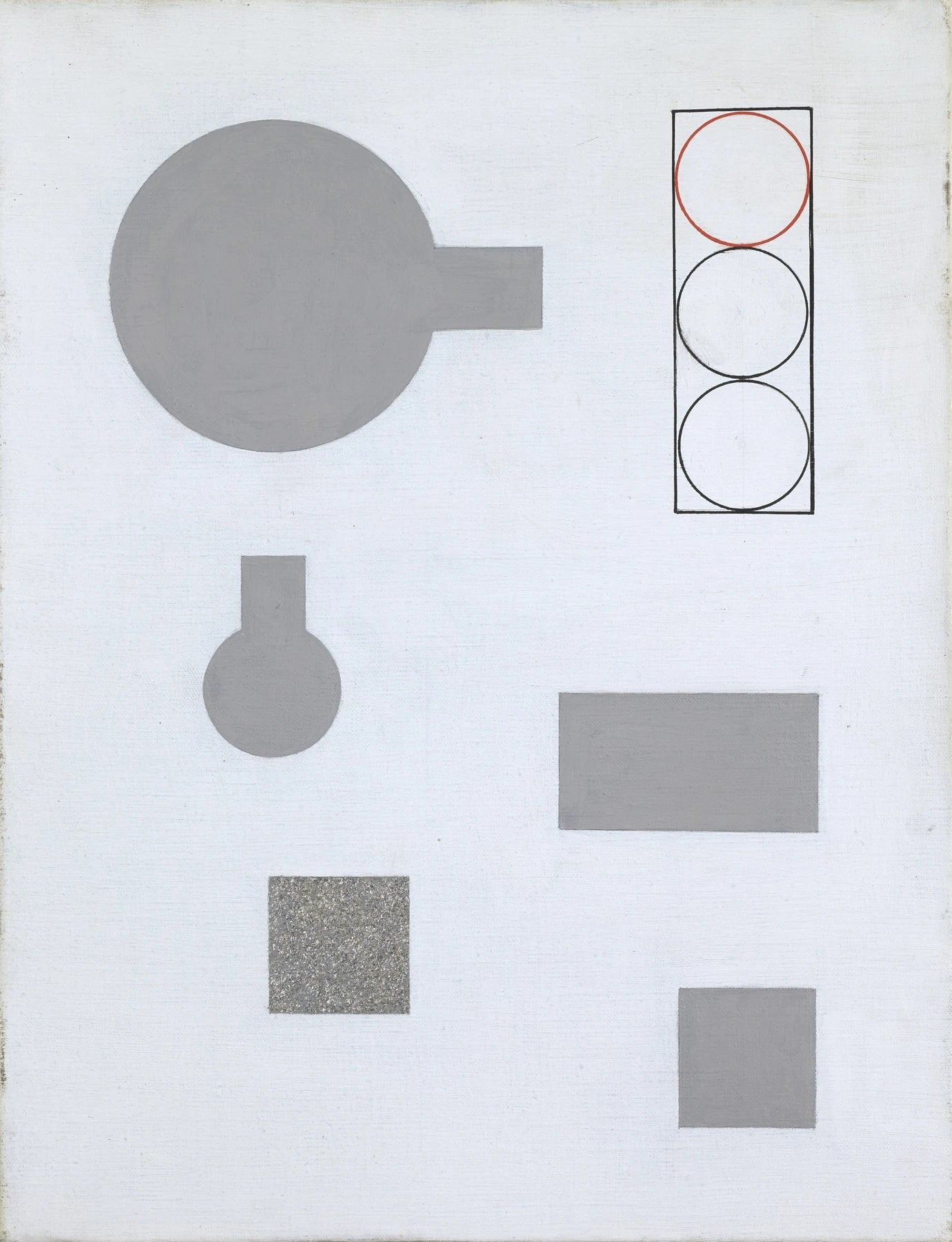 Composition à rectangles et cercles, peinture de Sophie Taeuber-Arp