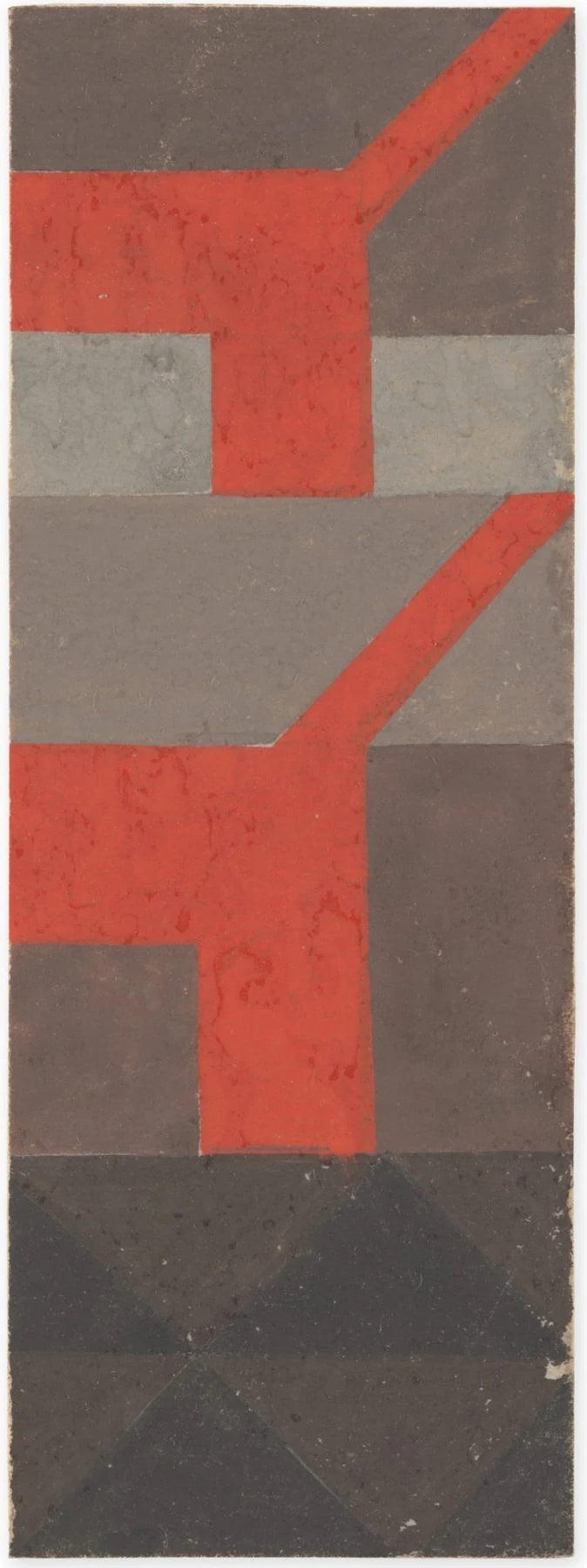 [Vertical-Horizontal Composition (Fragment, used for a tapestry)] - Sophie Taeuber-Arp