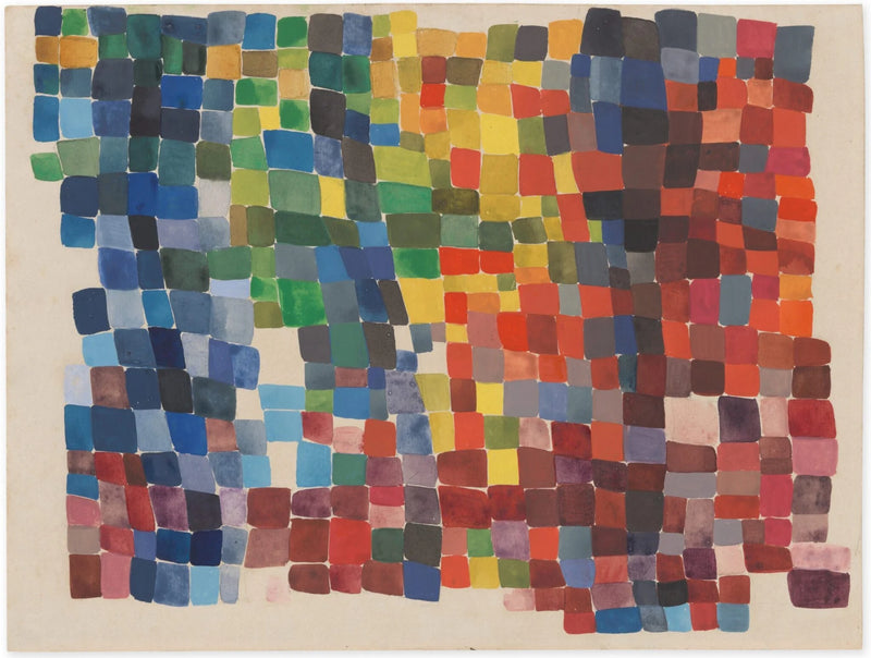 Composition en taches quadrangulaires - Sophie Taeuber-Arp