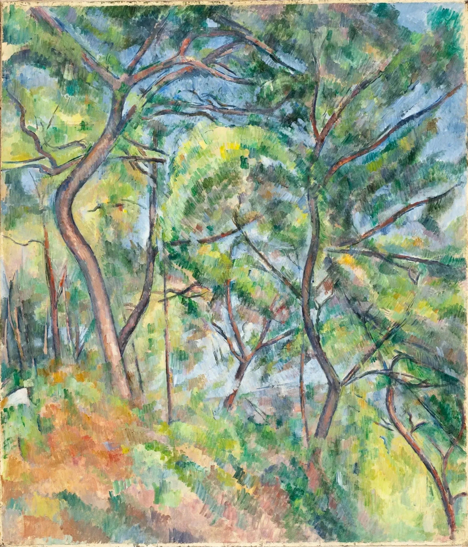Sous-bois - Paul Cézanne image 1 reproduction réalisée par Alpha Reproduction