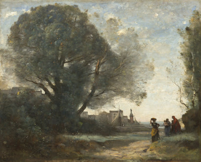 Souvenir de Terracine - Jean-Baptiste Camille Corot - Alpha Reproduction