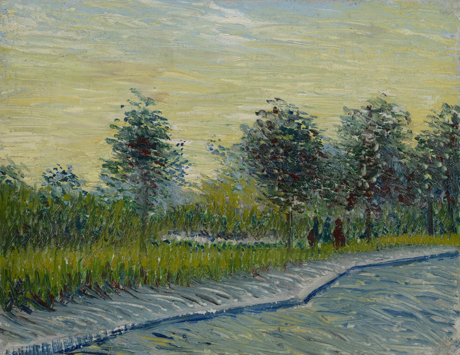 Square Saint-Pierre au coucher du soleil F275 de Vincent van Gogh, Van Gogh Museum