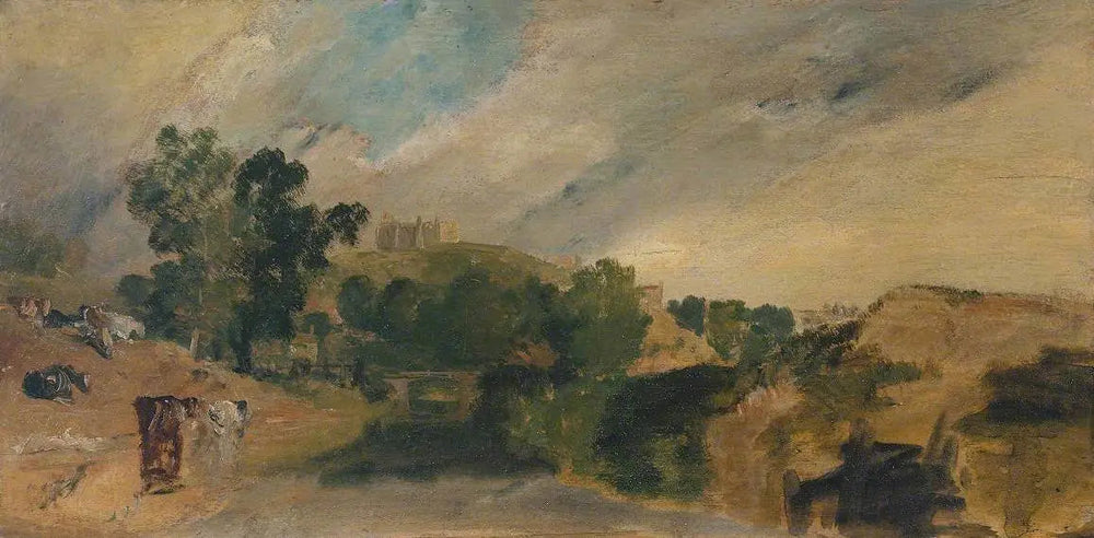 Reproduction du tableau « St Catherine’s Hill, Guildford - J. M. W. Turner » par Alpha Reproduction en peinture à l’huile