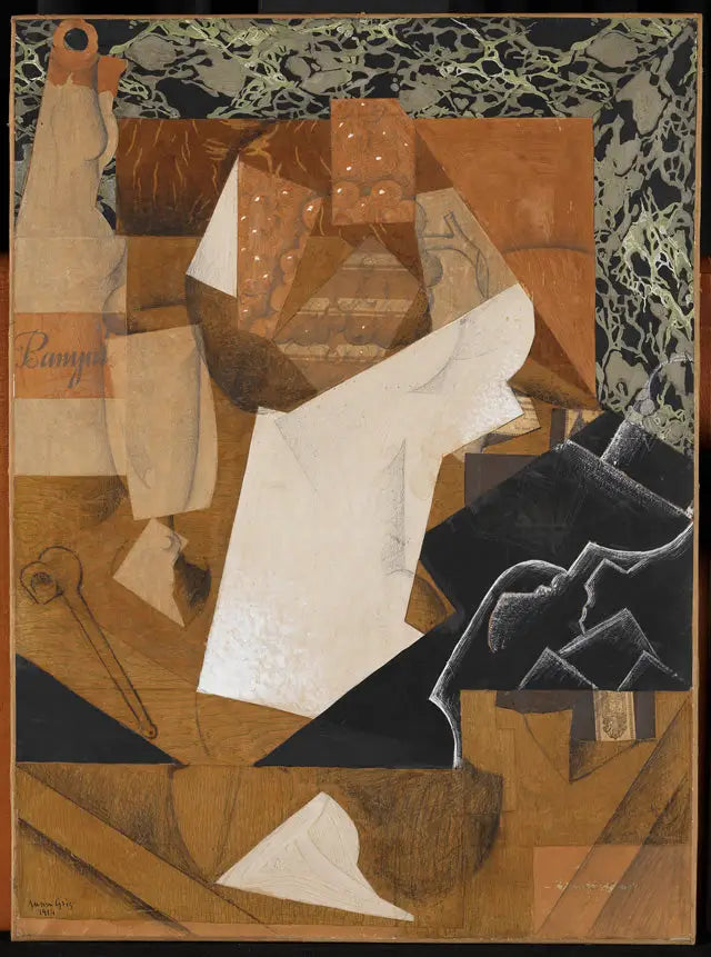 Stilleben mit Trauben - Juan Gris image 1 reproduction de peinture à l’huile