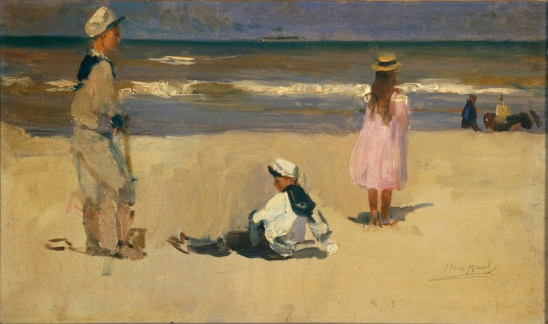Sur la plage - Isaac Israëls
