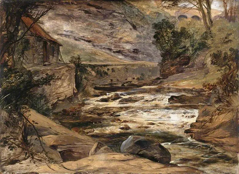 Sur le Tilt Perthshire - Edwin Henry Landseer - Alpha Reproduction