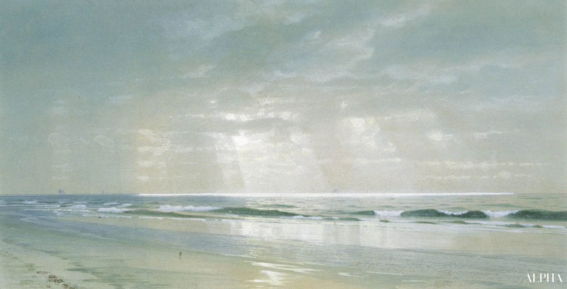 Surf - William Trost Richards - Reproductions de tableaux et peintures haut de gamme
