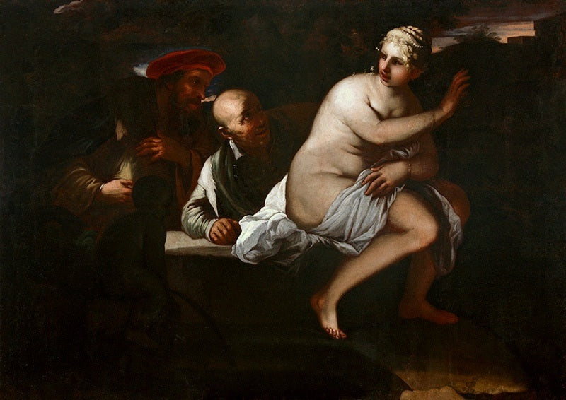 Suzanne et les vieillards - Luca Giordano - Alpha Reproduction