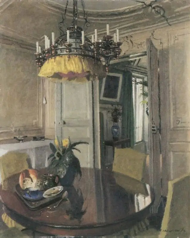 طاولة غرفة الطعام مع باقة - فيليكس فالوطن