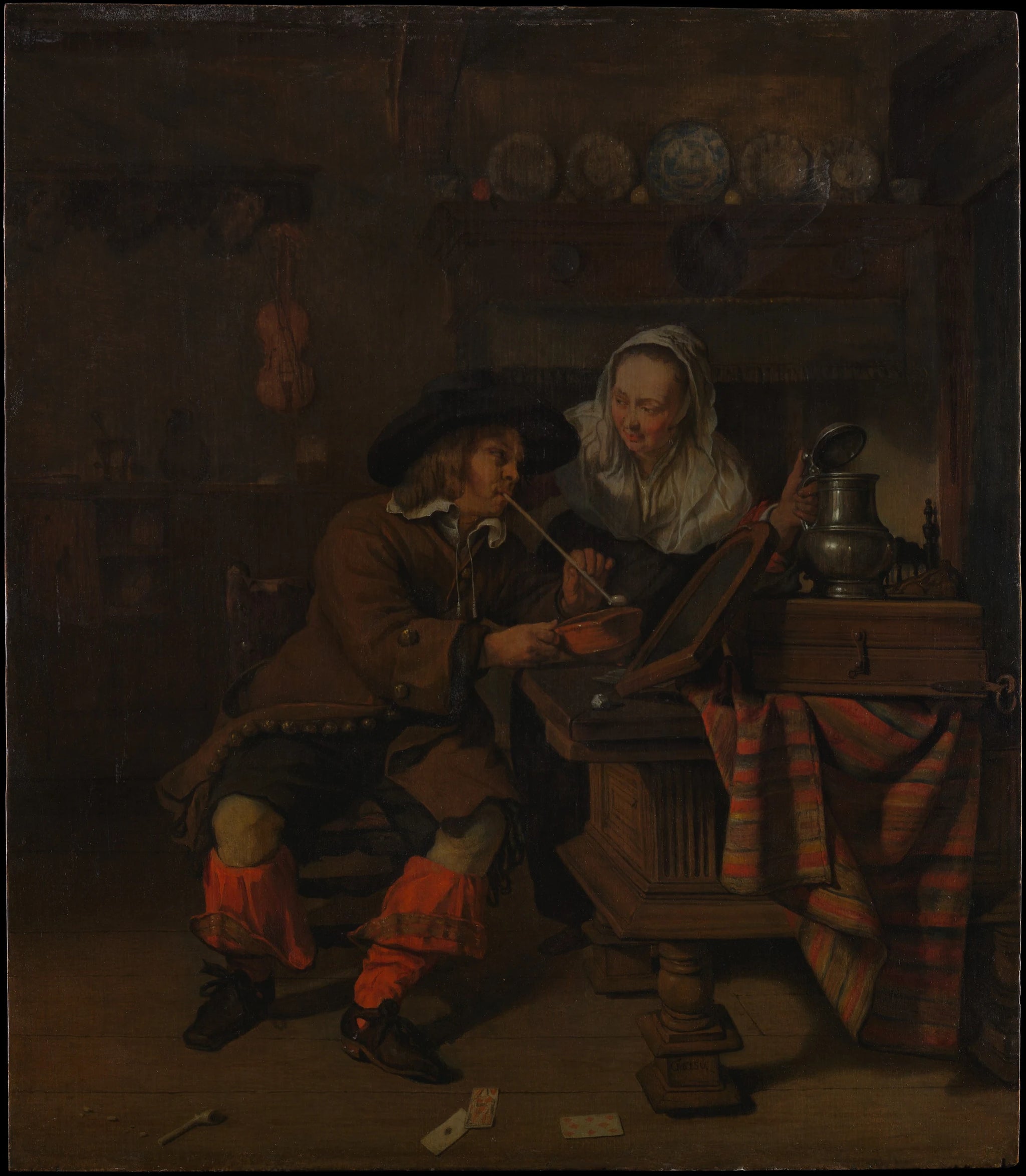 Tavern Scene - Gabriël Metsu