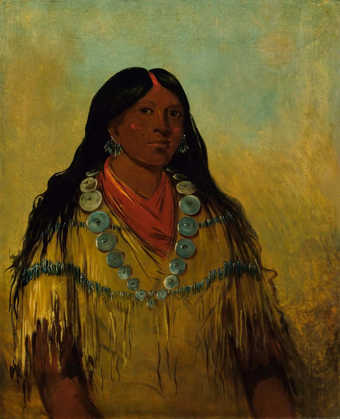 Tchow-ee-pút-o-kaw une femme - George Catlin - Alpha Reproduction