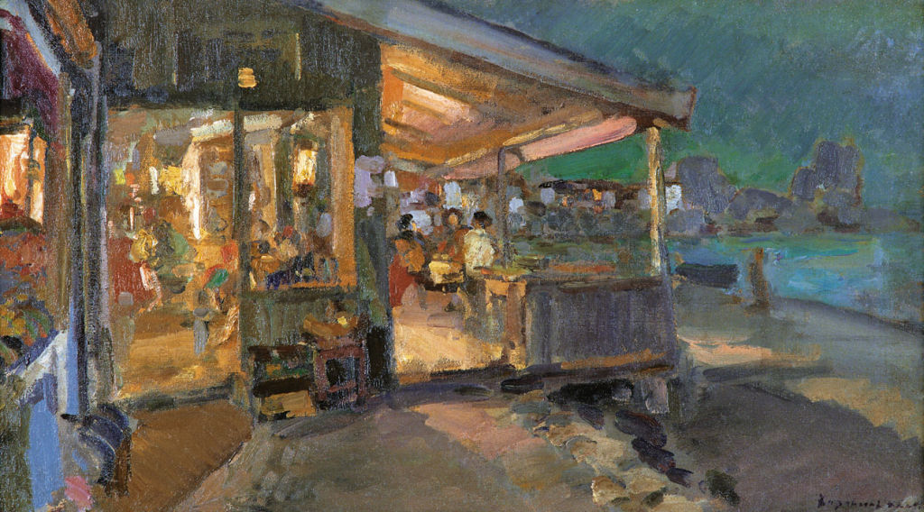 Teemaja Krimmis - Konstantin Korovin image 1 reproduction d’œuvre d’art à l’huile