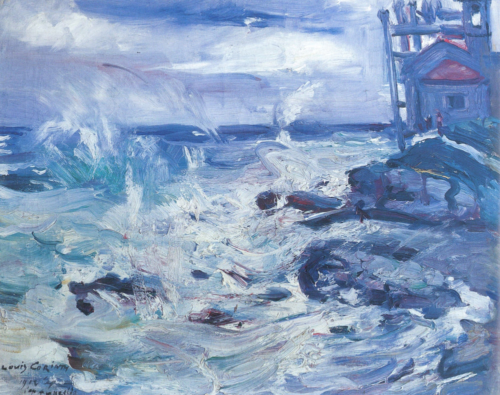 Tempête au large du cap Ampeglio - Lovis Corinth
