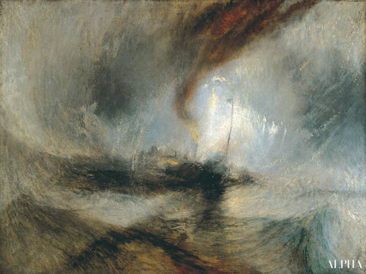 Tempête de neige en mer - William Turner - Reproductions de tableaux et peintures haut de gamme