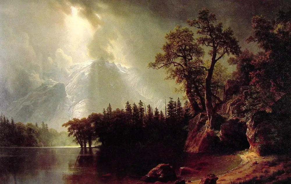 Tempête passagère sur la Sierra Nevada - Albert Bierstadt - Alpha Reproduction