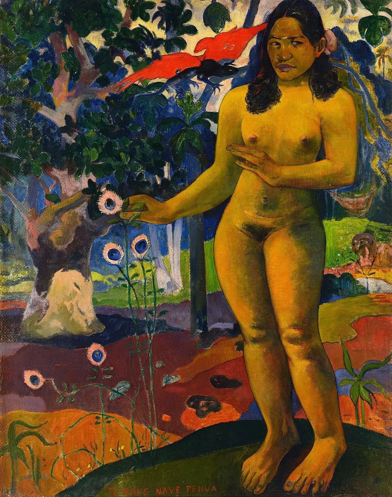 Terre délicieuse - Paul Gauguin image 1 copie de tableau peinte à la main