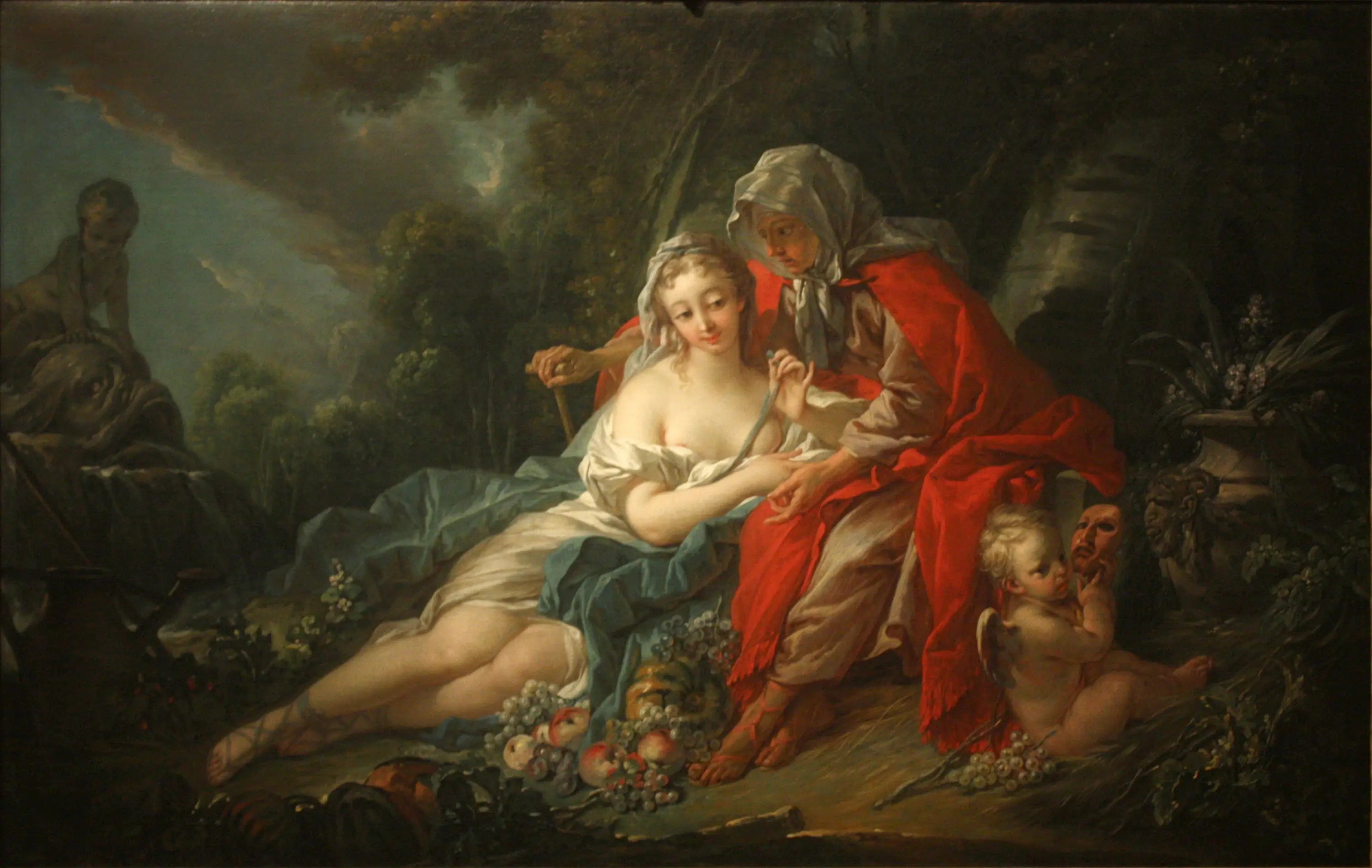 Terre: Vertumne et Pomone - François Boucher - Alpha Reproduction