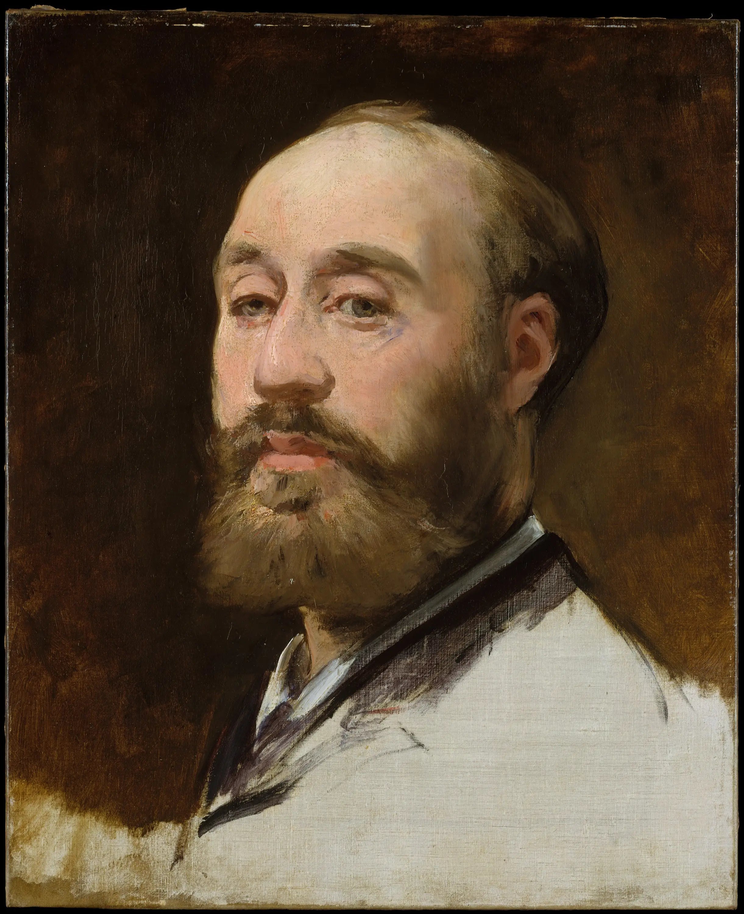 Reproduction du tableau « Tête de Jean-Baptiste Faure (1830–1914) - Édouard Manet » par Alpha Reproduction en peinture à l’huile