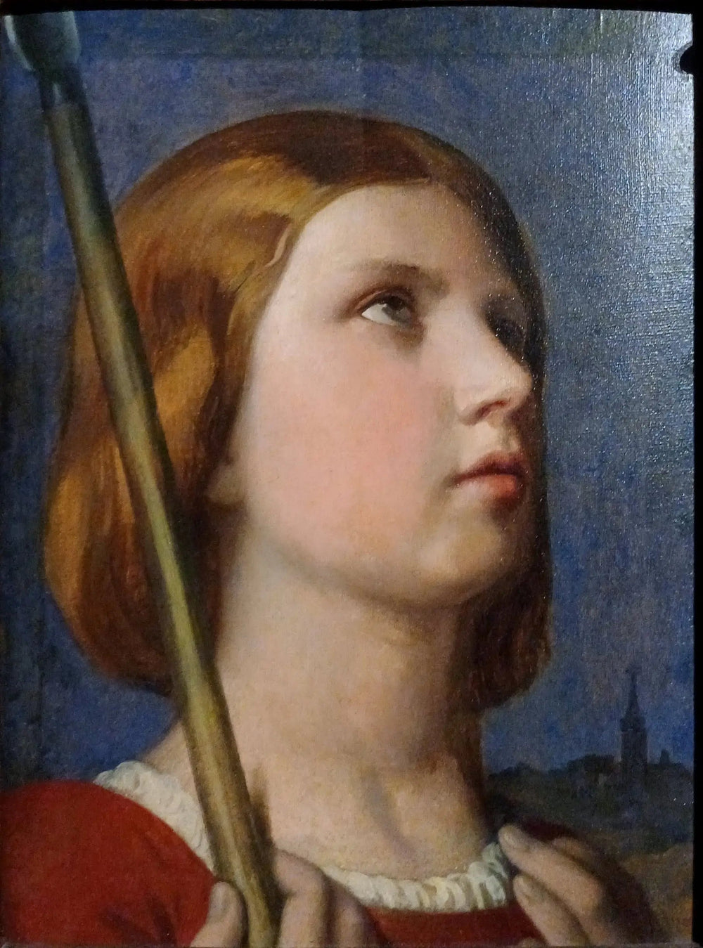 Tête de Jeanne d'Arc en extase - Jean-Auguste-Dominique Ingres image 1 reproduction réalisée par Alpha Reproduction