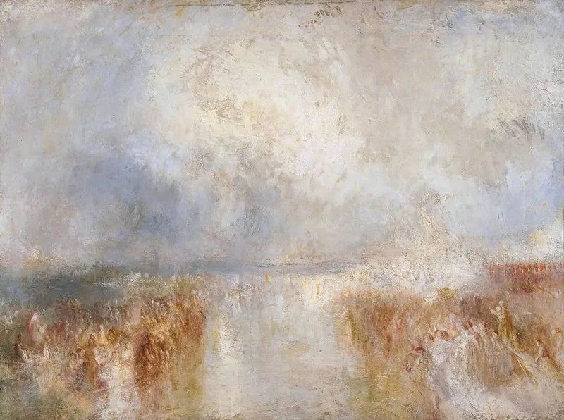 نزول لويس فيليب في ساحة كلارنس الملكية، غوسبورت، 8 أكتوبر 1844 - ج. م. و. تيرنر